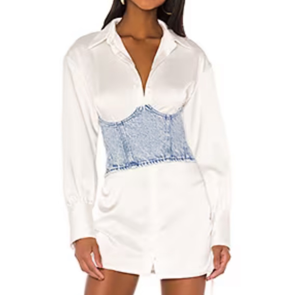 NEW GRLFRND Jasmine Corset in Love Affair size Small